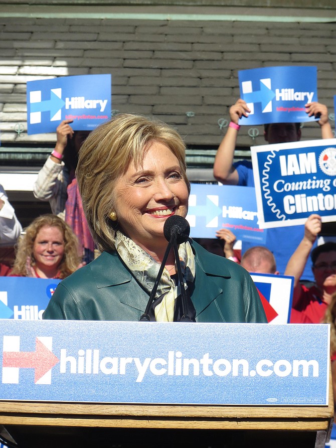 Hillary Clinton, Candidate for the Democratic Nomination for President