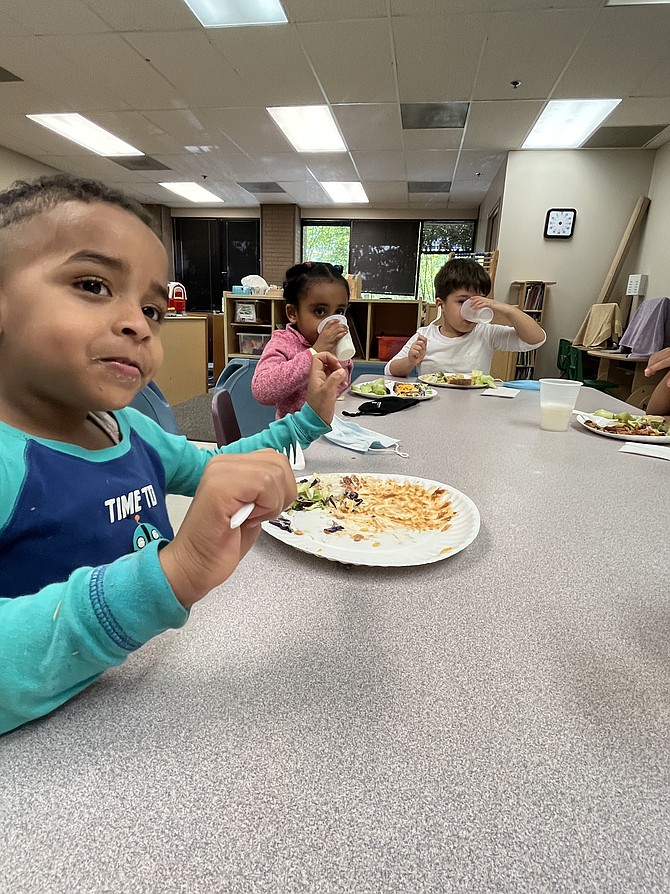 Lunch  at Laurel Learning center is  supported by sponsorship of the federal Child and Adult Care Food Program (CACFP) .