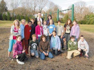 Jay Crowell and his sixth-grade class at Kent Gardens Elementary School participated in the Architecture in Schools program this past fall.