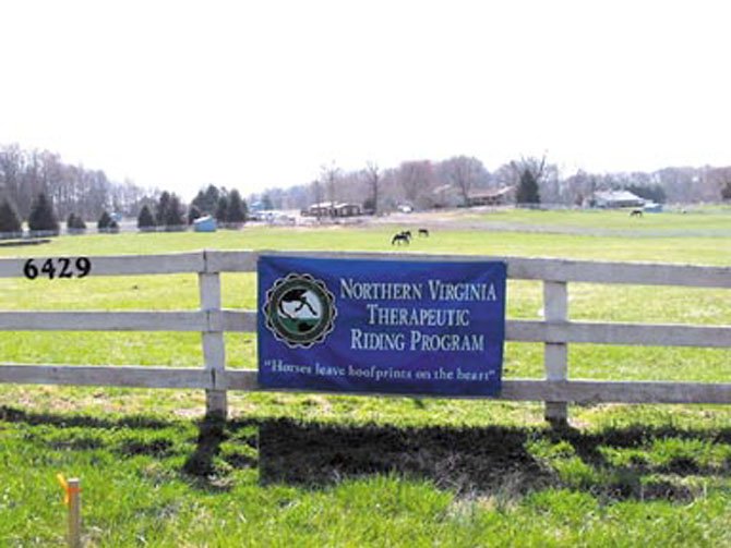 The new home of The Northern Virginia Therapeutic Riding Program (NVTRP) is a 17-acre farm in Clifton.  