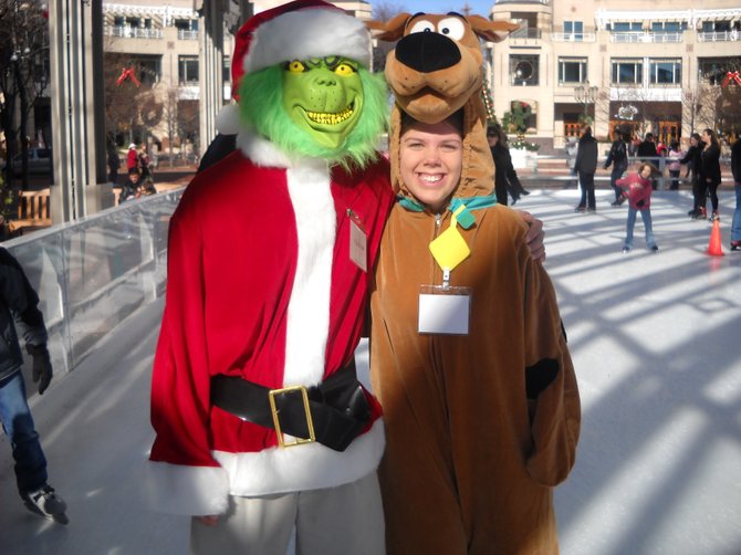 Cartoon favorites will be skating with Reston Town Center ice rink patrons every Saturday morning until mid-March. 

