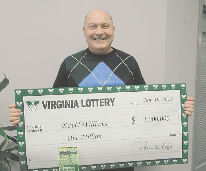 David Williams of Alexandria bought and scratched a Casino Royale ticket from the Virginia Lottery.