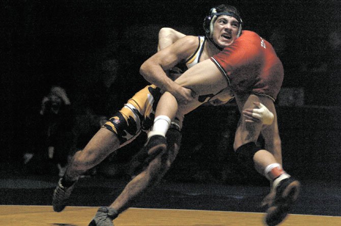 Robinson senior Santiago Valdez won the 138-pound state title at the AAA state wrestling championships on Feb. 18 at Robinson Secondary School.