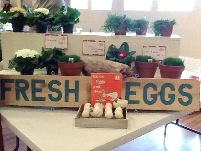 Farm fresh eggs from Fossil Rock Farms at the indoor winter farmers market at Frying Pan Farm. The market is held Thursdays from Feb. 23 to April 26 from 2:30 to 6:30 p.m.

