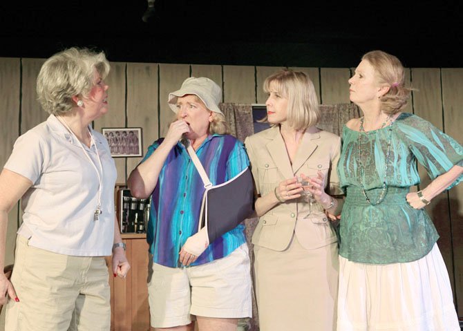 Tina Anderson as Sheree Hollinger, Gayle Grimes as Vernadette Simms, Kacie Greenwood as Dinah Grayson and Barbara Hayes as Lexie Richards.
