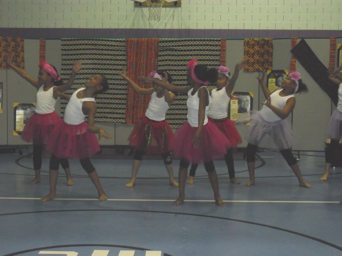Dancers perform at the Nannie J. Lee Memorial Recreation Center in celebration of Black History month.