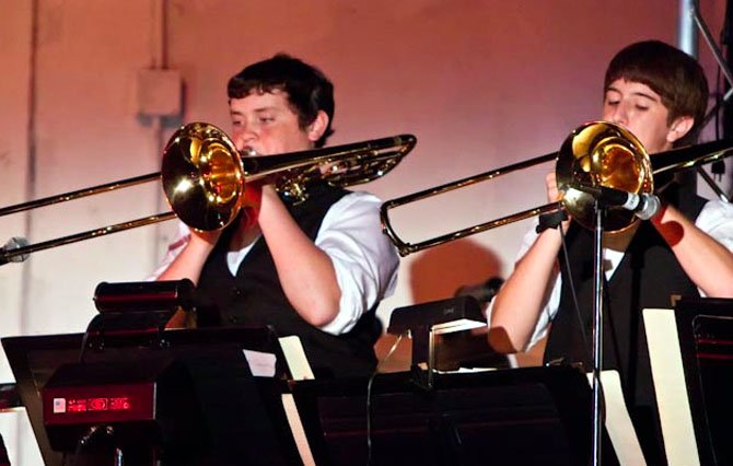 Chantilly saxophone players Ryan Doherty (left) and David Bevins are two of the students who’ll be performing in the Chantilly High Invitational Jazz Festival.
