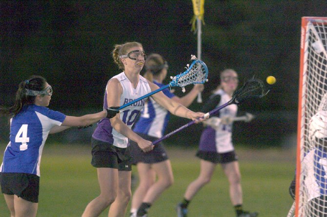 Lake Braddock sophomore Allie Snow scored four goals in a March 26 victory against T.C. Williams.