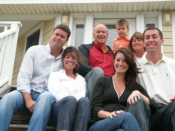 The Timko family last year at North Carolina’s Outer Banks. Back row, from left, are David and Missi Timko with grandson Dominic DeSarno between them. Front row, from left, are their daughters and son-in-laws, Matt and Emily McGlon and Lauren and Nick DeSarno. (Not pictured, Lila DeSarno).
