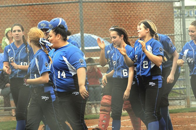 The West Potomac softball team, seen against Edison on March 24, has won nine of its first 10 games.