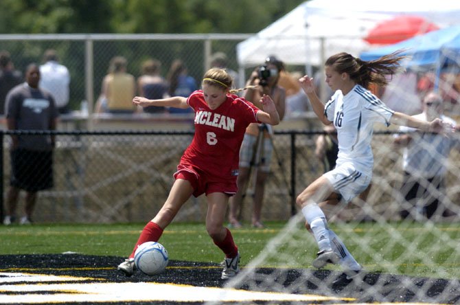 Centreville lost to McLean at last year's region semifinals. The Highlanders went on to win the state crown with a win over Cox High (pictured). But the Wildcats defeated the defending state champion Highlanders earlier last week on March 27.