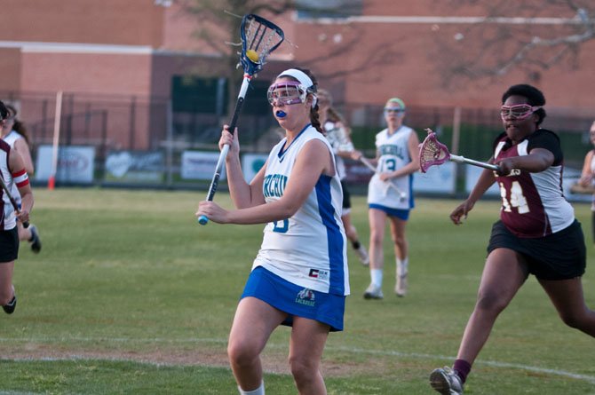 Churchill senior attacker Megan Brody has 13 goals in four games.