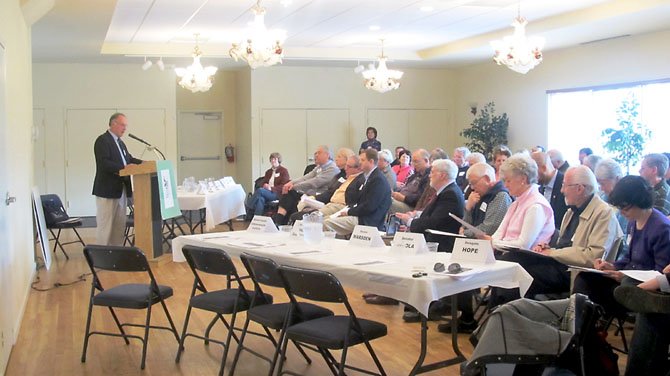 John Horejsi, founder of Social Action Linking Together (SALT), co-hosted a legislative wrap-up session with the Virginia Coalition of Latino Organizations (VACOLAO) in Vienna on Saturday, March 31, held at the American Legion Auxiliary Unit 180. SALT is a faith-based nonprofit that lobbies for social justice issues at the state and local level.

