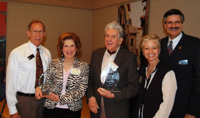 From left: MCC Executive Director George Sachs, Joann Berkson, Richard La Porte, MCC Governing Board Vice Chair Risa Sanders and MCC Special Events Director Sam Roberts.

