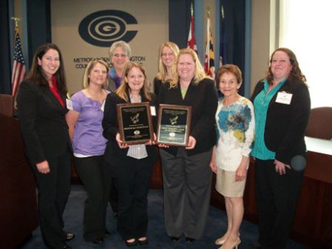 Shelter staff & volunteers, along with staff from the Shenandoah Valley are awarded for their TNR program.

