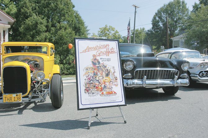 In the past, the Clifton Car Show has featured the cars seen in George Lucas' 1973 movie “American Graffiti.” They are, from left, a 1932 Ford Deuce Coupe, a 1955 Chevrolet and a 1958 Chevrolet Impala.
