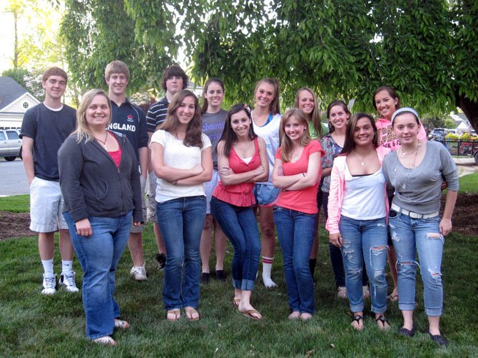 Inaugural Social Change teen members include (front row) Rachel Harris, Julie Pociask, Maggie Hutzel, Christina Mirda, Bianca Blazquez, Lauren Stull, (back row) Matt Palermo, William Johnston, James Johnston, Christy Quetsch, Taylor Kolb (Teen Founder), Katie Schule, Jenna Scherbenske and Ashley Scherbenske.  
