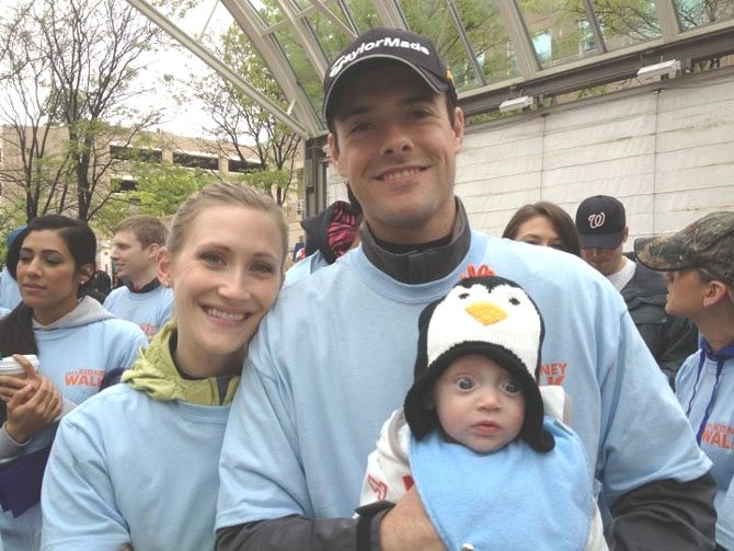 Chris and Rachel Blevins and their son Logan.