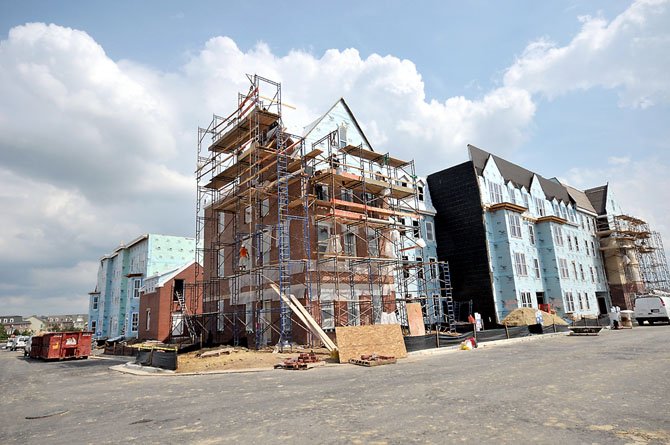 Construction for the South Potomac Yard development.
