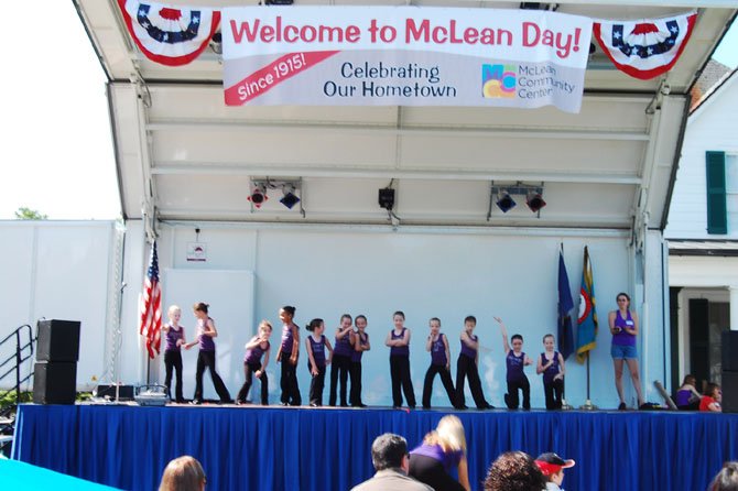 Young dancers who are enrolled in Joy of Dance classes at MCC show what they’ve learned on the McLean Day stage.

