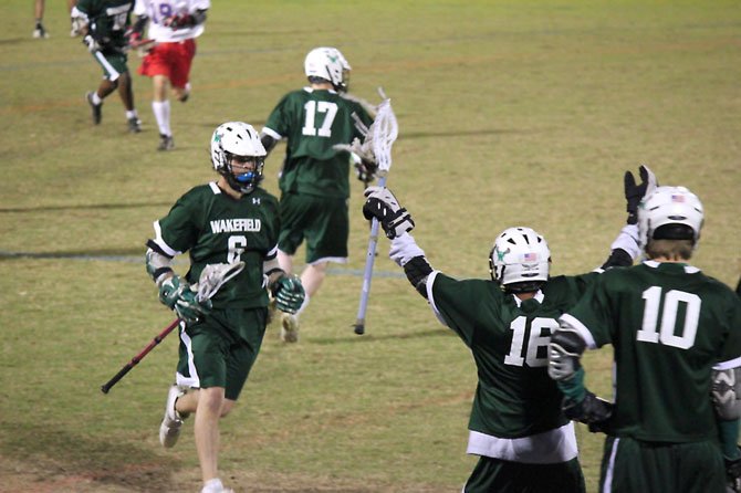 The Wakefield boys' lacrosse team snapped a 99-game losing streak with a victory against Park View on April 24.