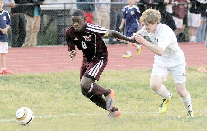 Amardo Oakley and the Mount Vernon boys’ soccer team suffered its first loss of the season against Chantilly on April 30, but bounced back to beat Hayfield and West Potomac.