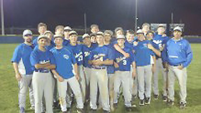 The 2012 West Potomac JV baseball team captured the Patriot District championship with its 6-0 victory over South County on May 7. The win improved the Wolverines’ record to 12-1. Coached by Jason Hescock, the team has played at the top of its game all season. Sophomore pitchers Billy Lescher and Mike Barnes, and position players Brett Schaefer and A.J. Melvin are among the team leaders.