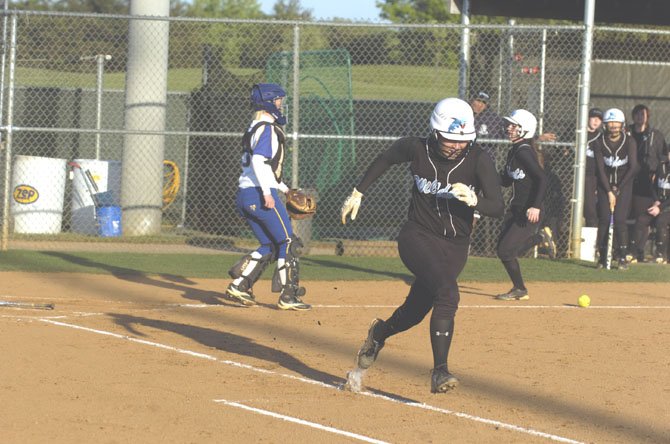 Centreville had a busy day on the base paths in its 9-2 Concorde District home softball win over Robinson on April 27.  