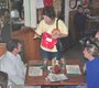 Volunteer Sheree Levitsky sells raffle tickets to raise ...