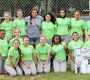 The Lee High girls' softball team gathered for ...