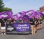 Chantilly High flag bearers marched ahead of their ...