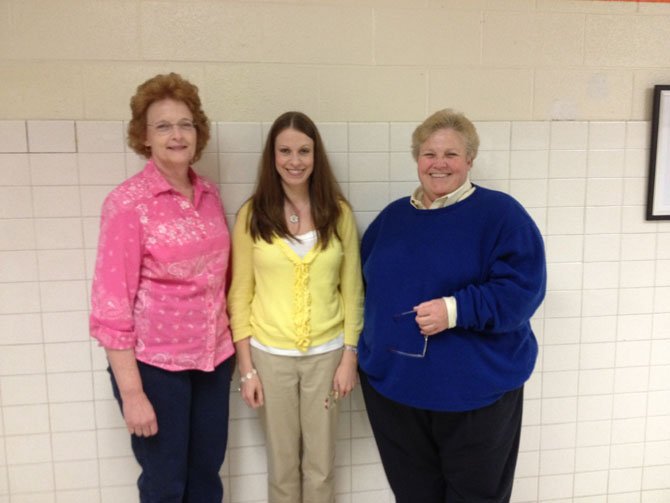 The teachers behind the success of Oakton High School’s Performing Arts Department. From left Debra Myers, Orchestra teacher; middle Tiffany Powell, chorus teacher; Cheryl Newton, band teacher.