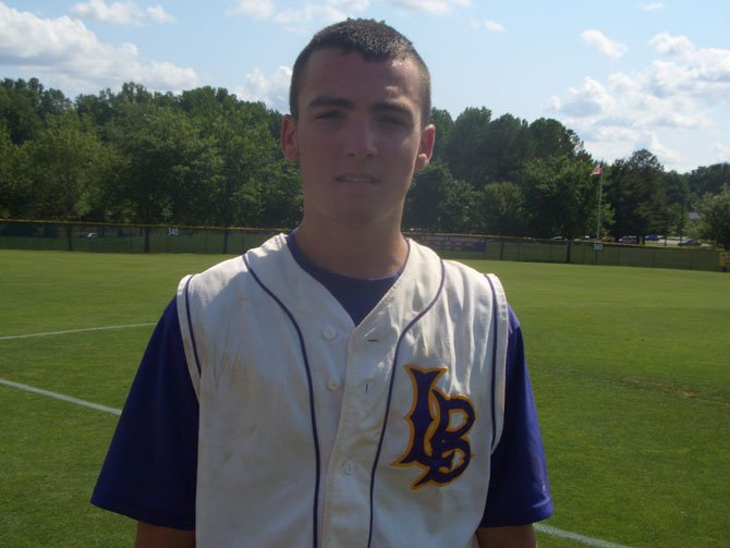 Dylan O'Connor put down a suicide squeeze bunt which won the game for Lake Braddock on Memorial Day.
