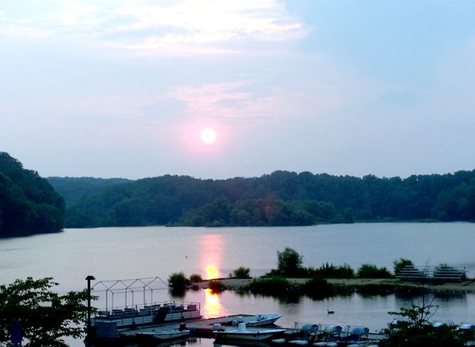 Lake Accotink in Springfield.