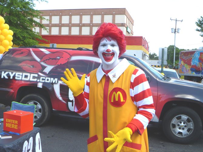 The grand reopening featured appearances by Ronald McDonald and team members from 93.9 WKYS is the morning, as well as from 95.5 WPGC in the afternoon.