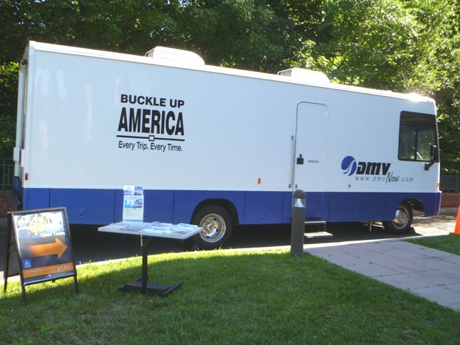 The DMV 2 Go mobile offices are recreational vehicles that have been outfitted to provide all the services of a regular DMV office.