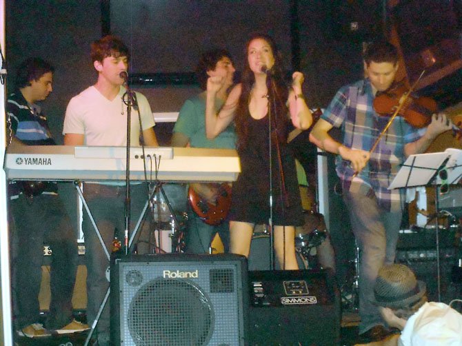 Members of the band Turtle Recall, which features several South Lakes High School graduates, perform. The band recently completed their first album "Thanks Anyway."