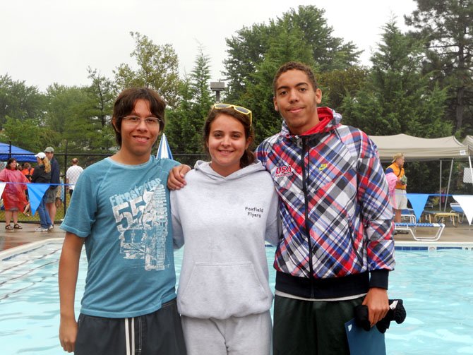 From left are Daniel Portilla, Caitlyn Harper and Chris Jones.