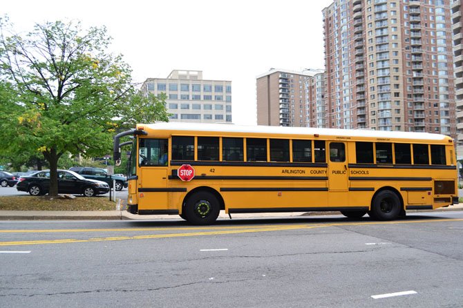 An Arlington school bus.