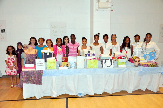 Members of the Forward Future STEM Showcase present their projects at the Herndon United Methodist Church, Thursday, Aug. 23. 