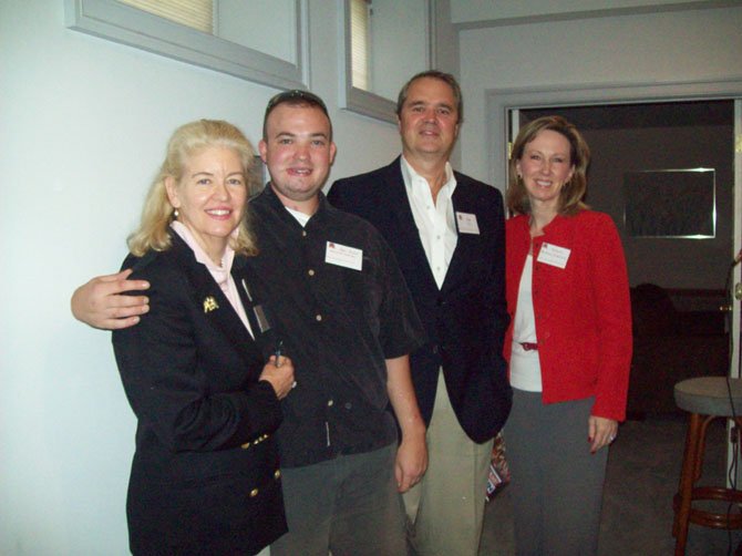 VP Erin Anderson, PRWClub, Marine Sgt. Kenneth Lyon, Ret., McLean businessman Tim Donner, State Del. Barbara Comstock (R-34).