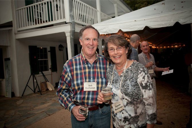 Robert and Sharon Buchanan, residents of Potomac, participate in last year’s Park After Dark.
