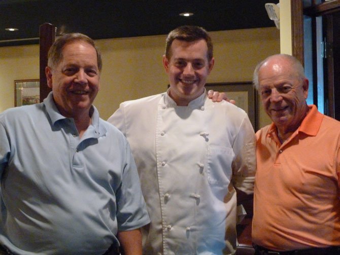 Murray Berman, Chef Steven White and Fred Berman.