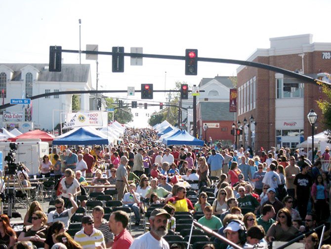 Thousands attend the annual City of Fairfax Fall Festival, in the heart of old town Fairfax.
