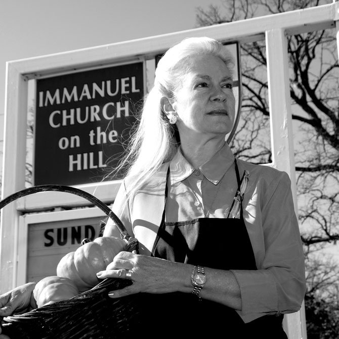 Wendy McGann John, Immanuel Church on the Hill's Pumpkin Lady. 

