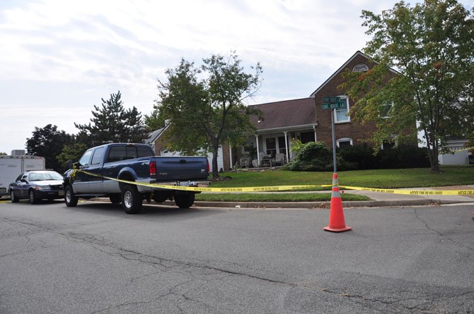 The residence on Point Rider Lane, where a family of four was found dead in the early afternoon Tuesday, Sept. 25.