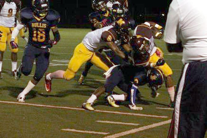 The Bullis football team defeated Bishop McNamara, 26-3, on Oct. 5.