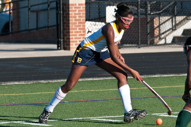 Bullis senior Idrienne Walker scored the lone goal in a 1-0 victory against St. Stephen’s & St. Agnes on Oct. 11.