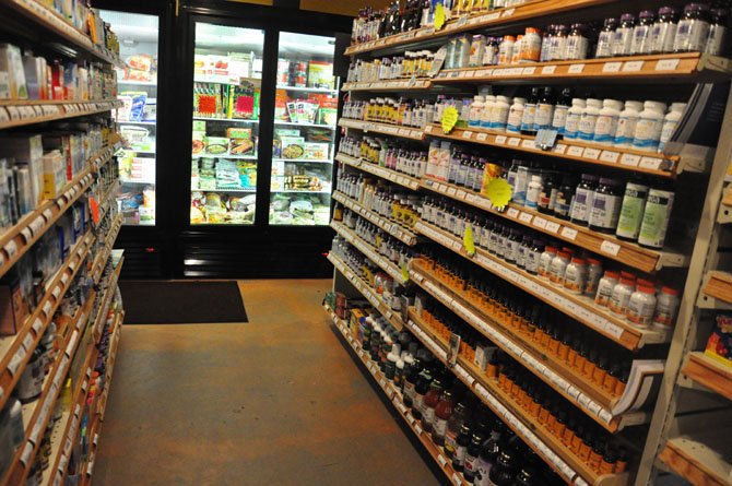The vitamin and supplement at Salud Healthy Pantry, a health food grocery store that recently opened in Great Falls.