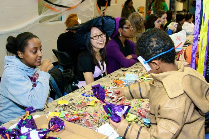 Marymount University students transformed the school’s gymnasium into a carnival site for local children as part of HalloweenFest.
